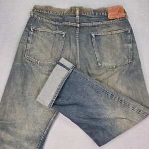 Sugar Cane Lot 2009 Jeans Mens Blue Selvedge Made Japan Whiskers Fits 33x29